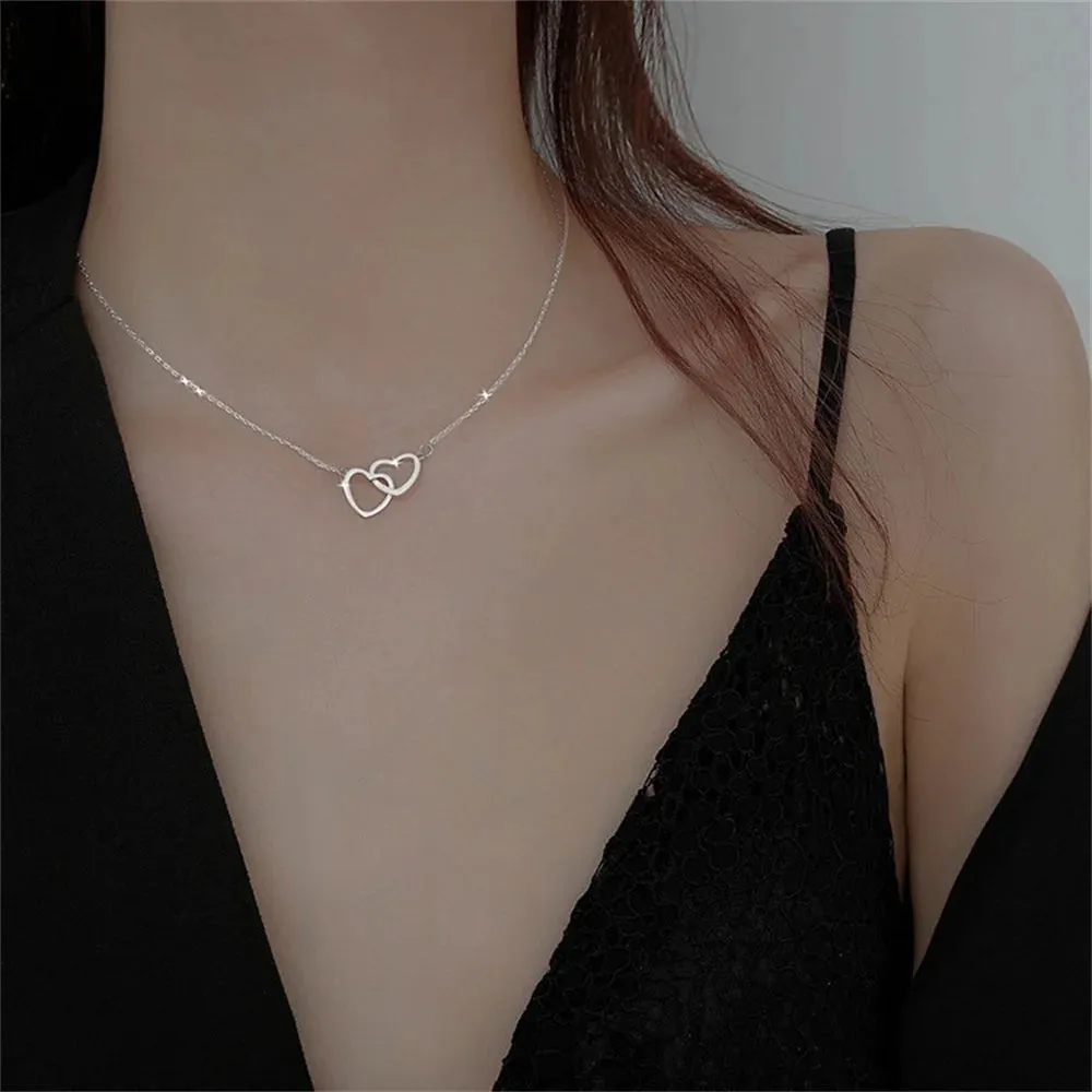 Stainless Steel Necklace Minimalist Style Fashion Simple Necklace Delicate Pendant Necklace Fashionable Jewelry Fashion Necklace