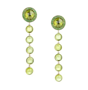 Stena Peridot Drop Earrings