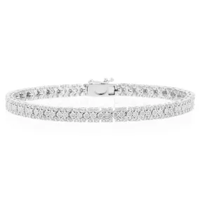 Sterling Silver 1/2 Carat Diamond 17.5cm Bracelet