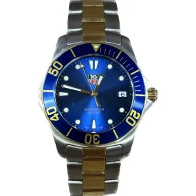 Tag Heuer Aquaracer - Blue Dial - Two-Tone Bracelet