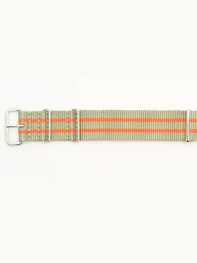 TAN/ORANGE WATCHBAND