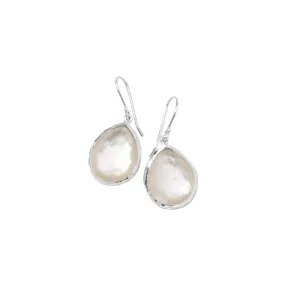 Teardrop Earrings in Mother of Pearl Doublet