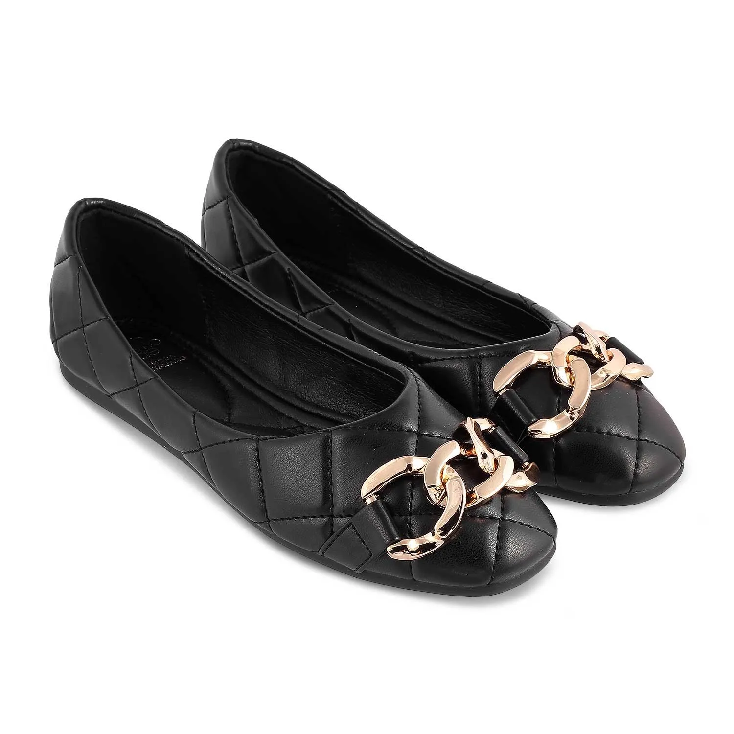 The Nuria Black Women's Dress Ballerinas Tresmode