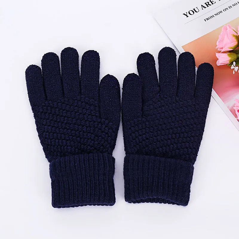 Touch screen gloves for women