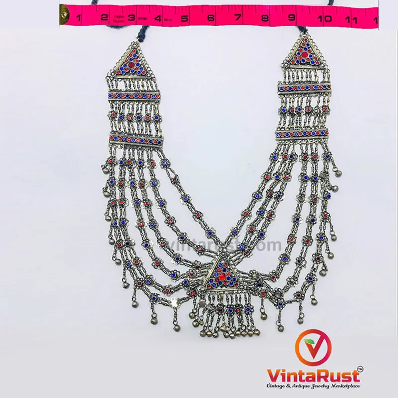 Tribal Stones Multilayers Bib Necklace