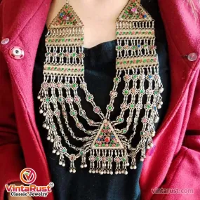 Tribal Stones Multilayers Bib Necklace