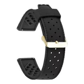 Tropic Dive Silicone Watch Straps with the Brew Watch  Retrograph & 8-Bit Brew