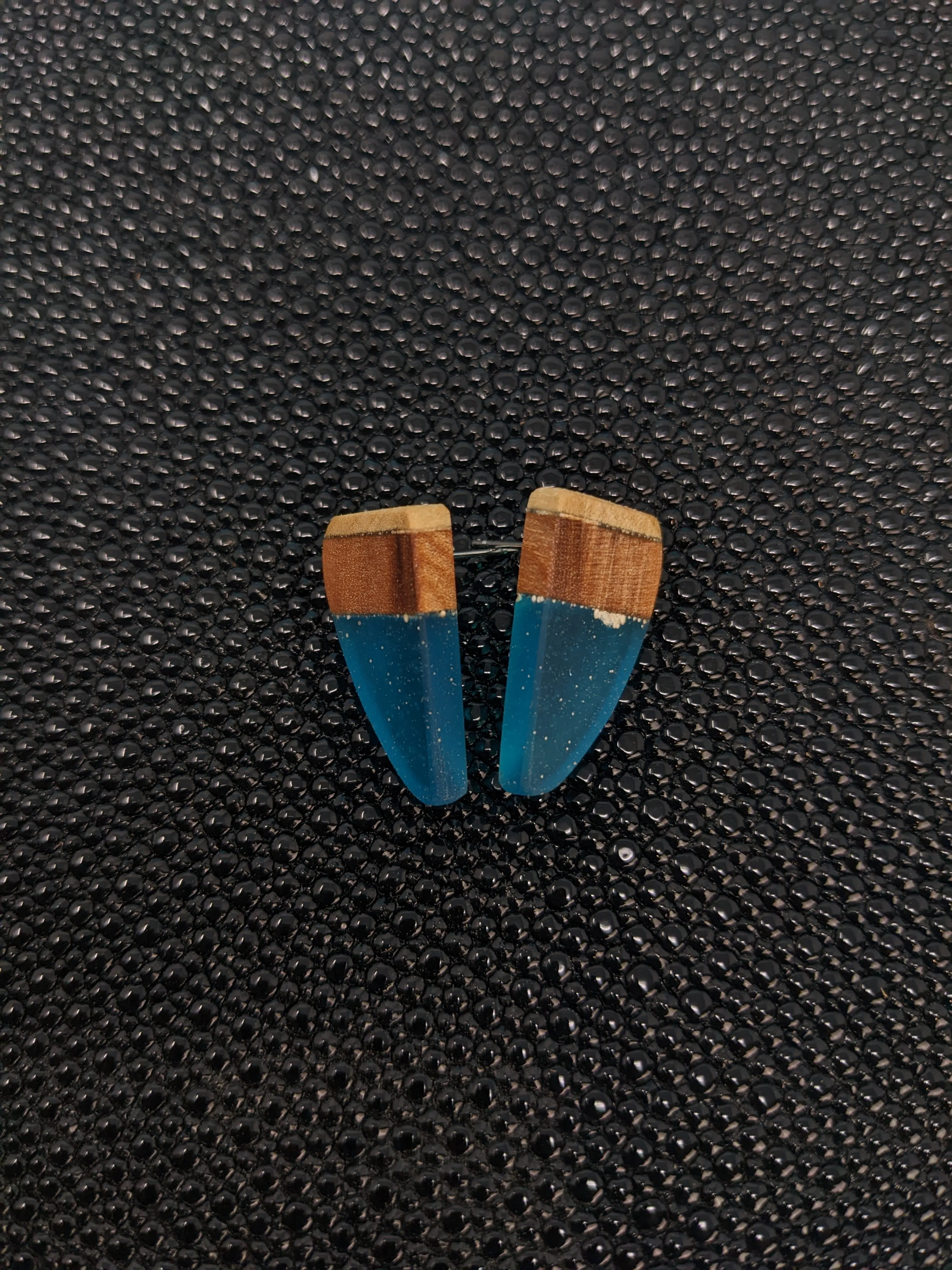 Turquoise Rounded Point Stud Earrings