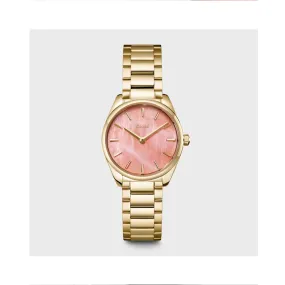 Watch - Feroce Mini Apricot Mother of Pearl Gold