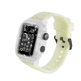 Waterproof silicone strap for Apple iwatch6/SE/4/5