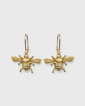 Wee Bee Earrings in Brass