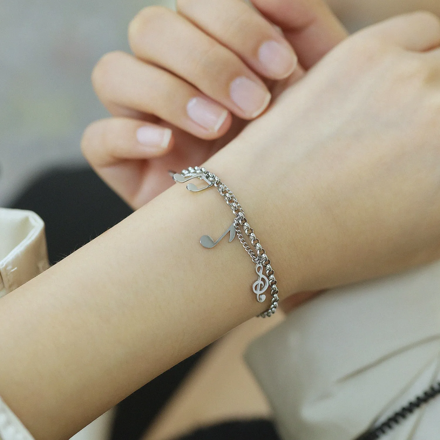 Women's Fashion Music Bracelet