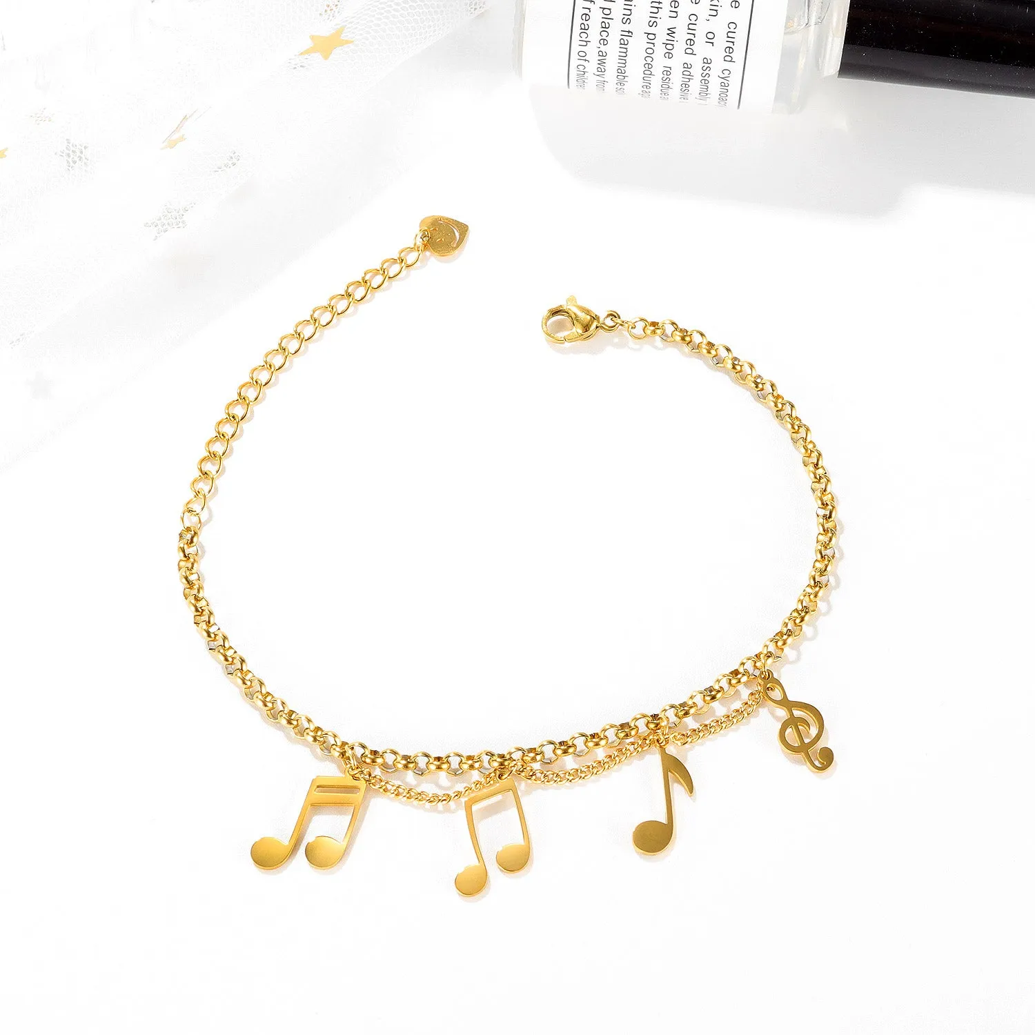 Women's Fashion Music Bracelet